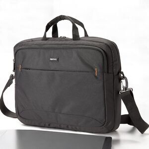 Amazon Basics Laptop Computer and Tablet Shoulder Bag Carrying Black Case
